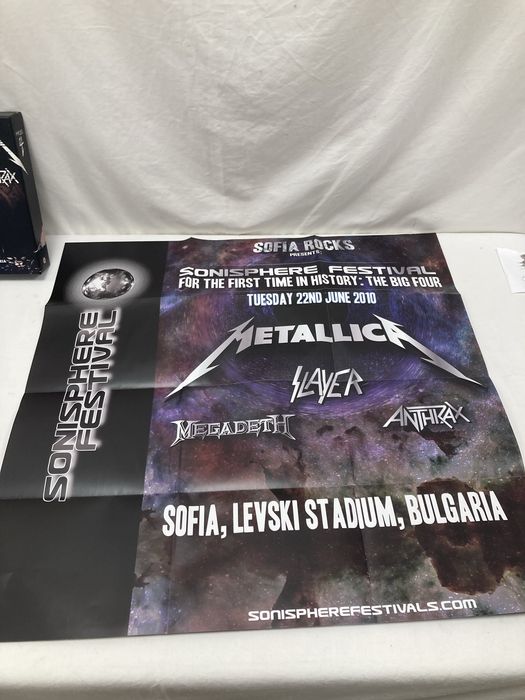 BOX Música "THE BIG 4" Live From Sofia - Bulgária, Metallica