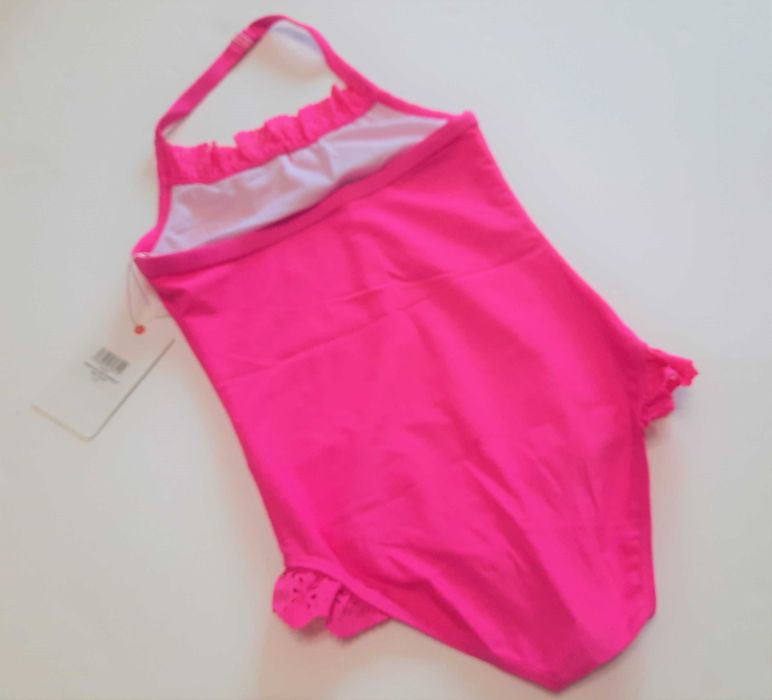 Strój kostium kąpielowy jednoczęściowy różowy Minoti roz 122-128