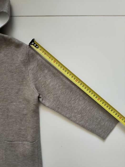 Płaszcz trencz z dzianiny Zara 128 Nowy