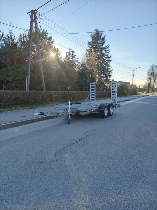 DMC 3500 kg mocna przyczepa pod minikoparkę wozidlo walec i inne maszy