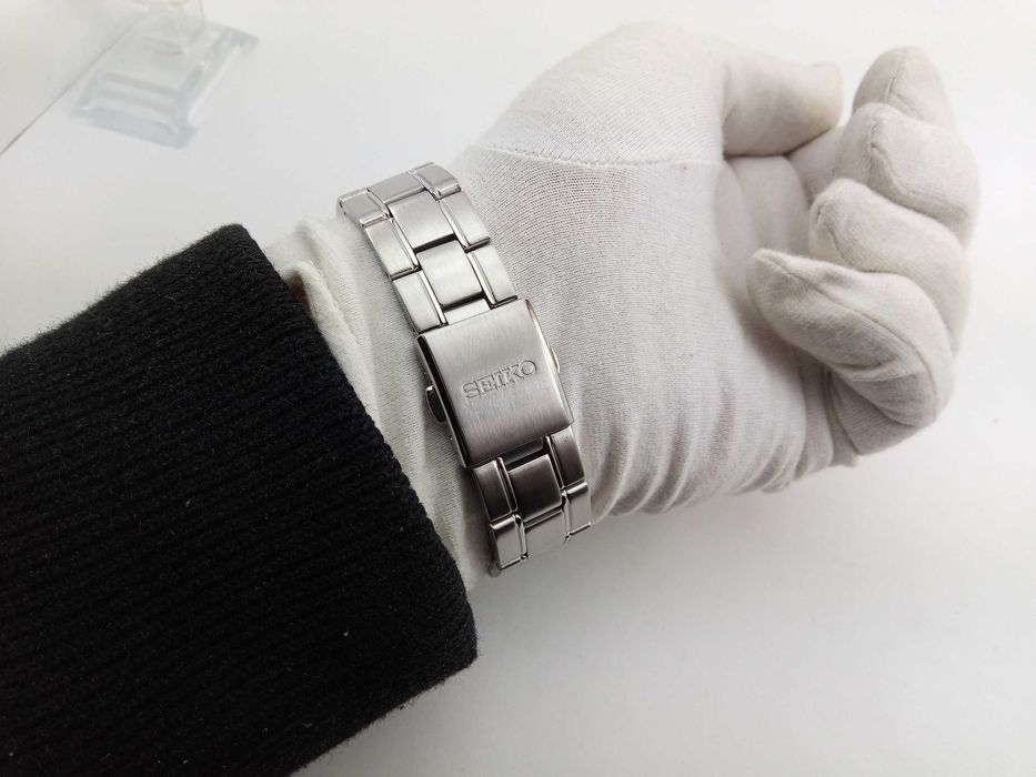 Японские мужские часы Seiko Solar SBTM019, радиоконтроль, сапфир