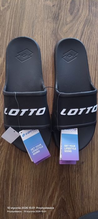Klapki męskie lotto 42 nowe lekkie mocne i wygodne