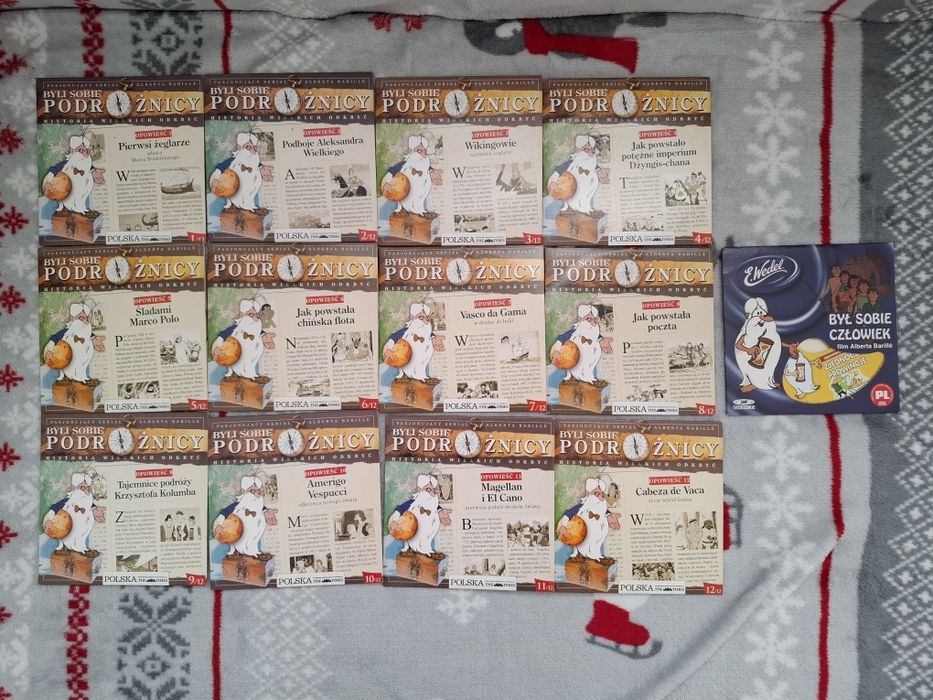 Byli sobie podróżnicy kolekcja zestaw 12 płyt DVD + Był sobie człowiek