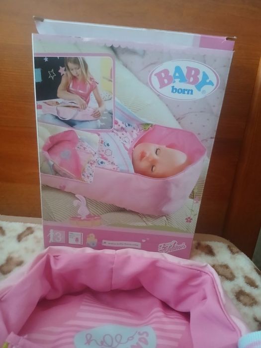 Zapf creation. Baby born. Бебі борн. Переноска для ляльки зріст 43 см.