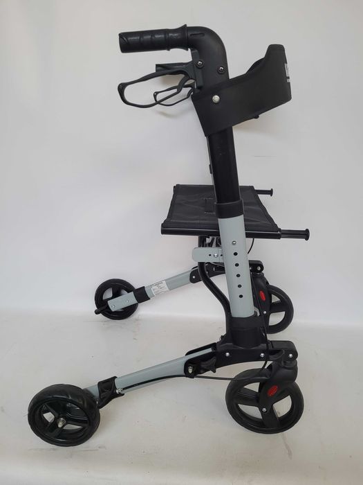 Chodzik balkonik składany 135 kg aluminium lekki do małych rozmiarów