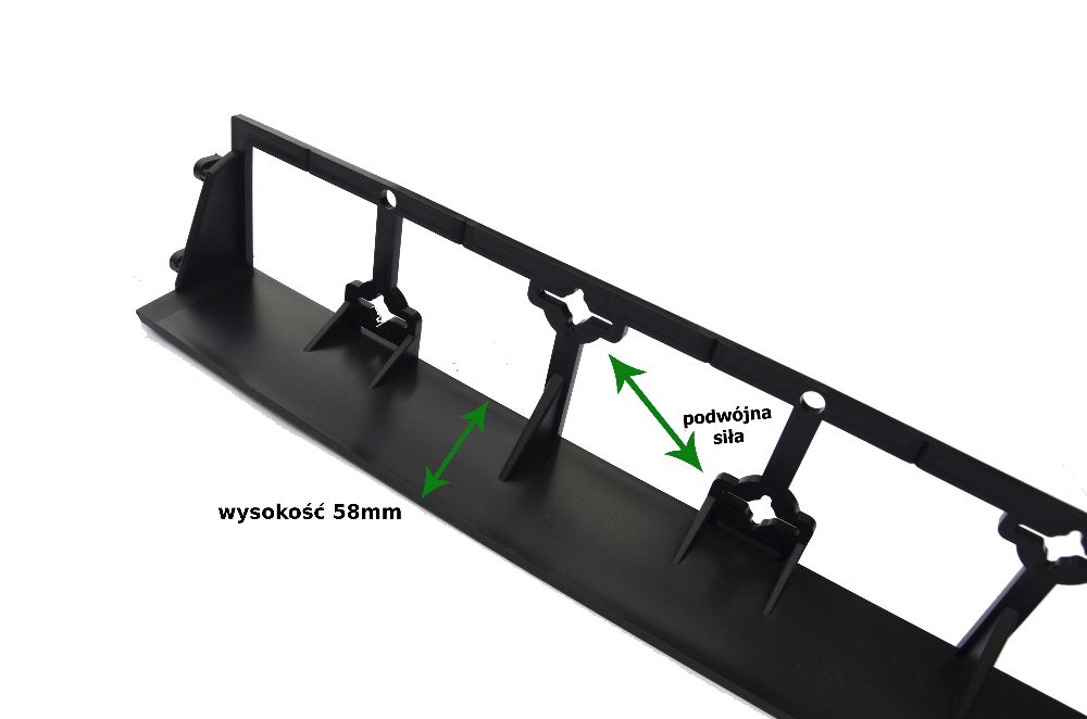 Border obrzeża ogrodowe trawnikowe 1m+3szpilki wysokość5,8 cm