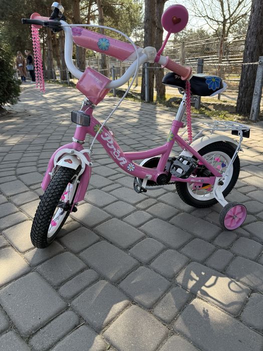 Дитячий велосипед для дівчинки 3-6 років 12 колеса