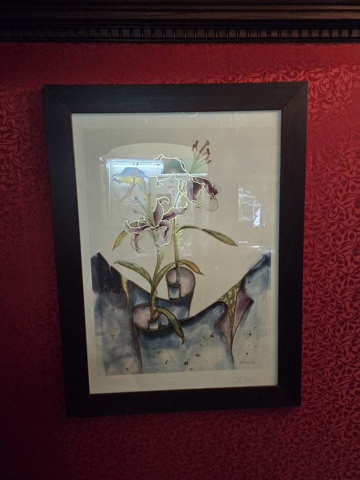 Quadro decorativo com moldura