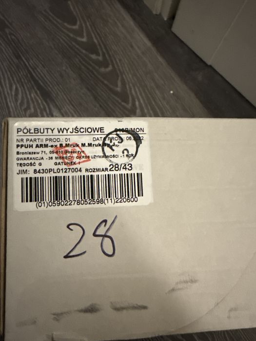 Półbuty wyjsciowe skórzane wz. 916b/MON rozm. 28/43