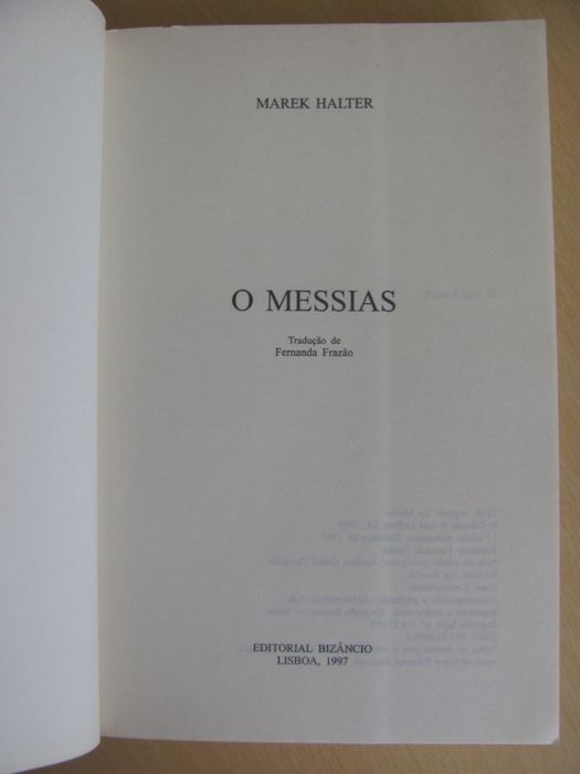 O Messias de Marek Halter