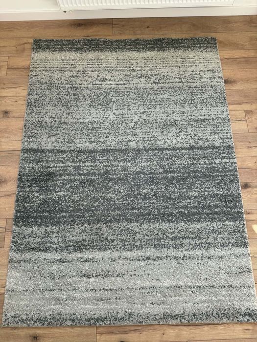 Dywan szary 157 x 217cm shaggy