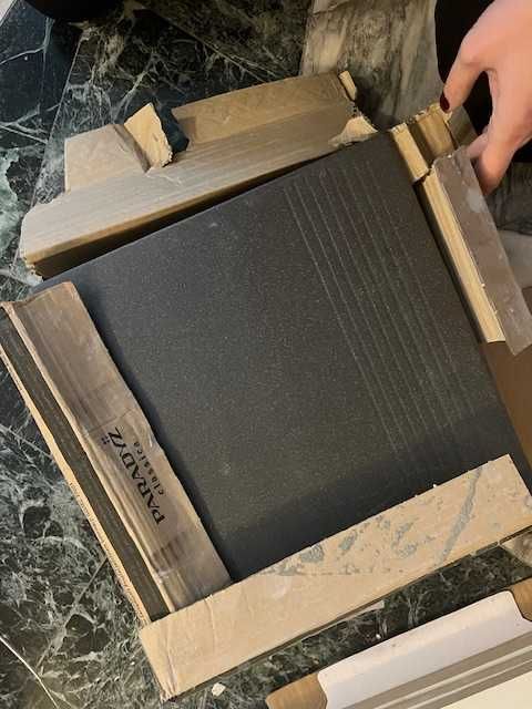 Stopnica Kwazar Grafit T 30 x 30 Ceramika Paradyż