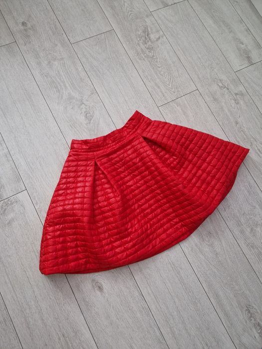 O la voga spodnica pikowana ocieplana rozkloszowana