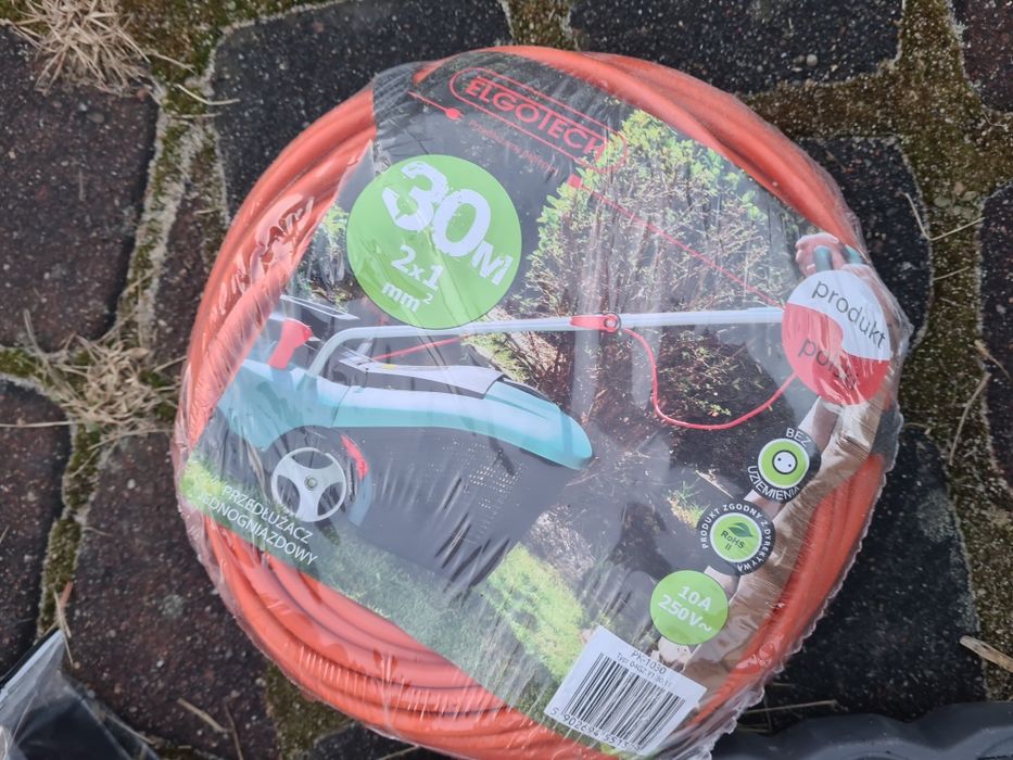 Przedłużacz ogrodowy 30m + zestaw