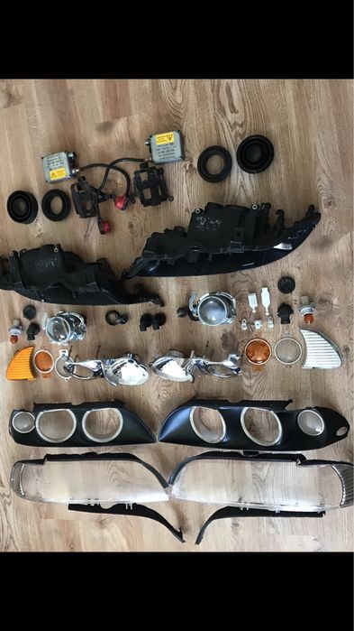 Фари BMW E39 BI LED Hella ремонт фар БМВ Е39 реставрация фар БМВ Е38