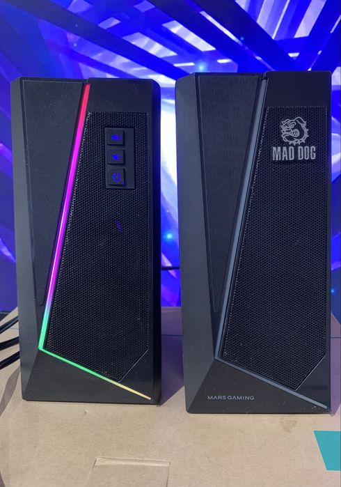 głośniki komputerowe Mad Dog PGS500 2.0 – Bluetooth RGB