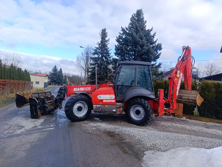 Koparko ładowarka Manitou MLB 625 Turbo Koparka  JCB 4cx Cat 434 3cx