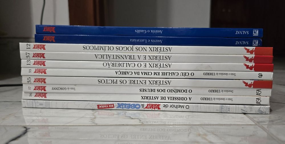 Conjunto de livros do Astérix