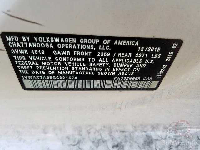 Volkswagen Passat NMS 2016