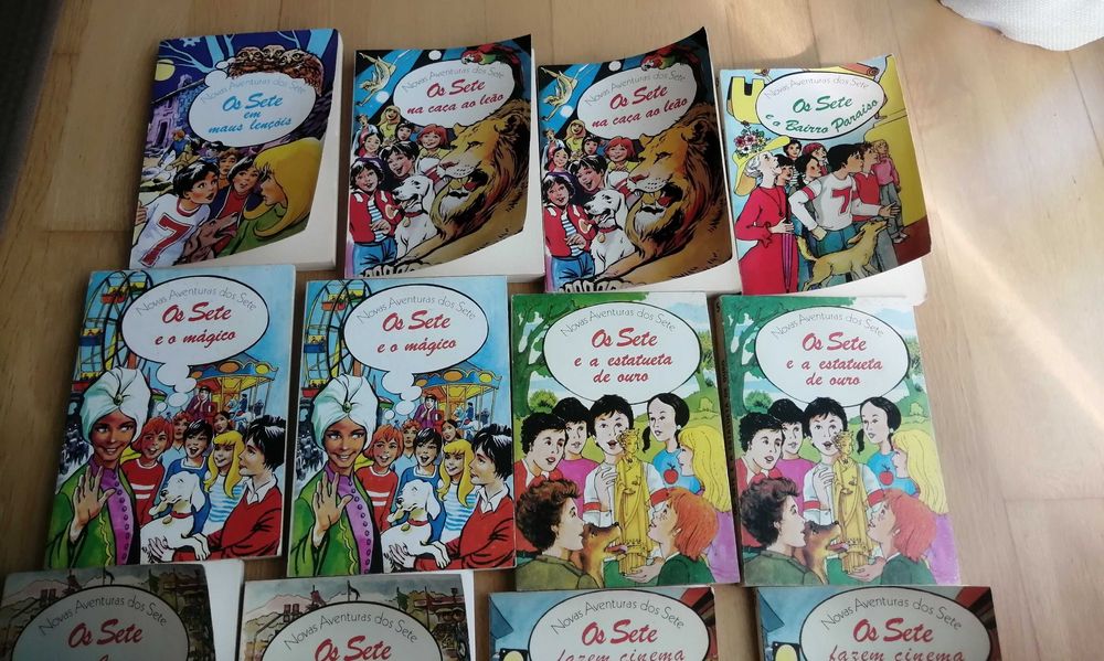 Livros - Coleção Novas Aventuras dos Sete - Editorial Noticias