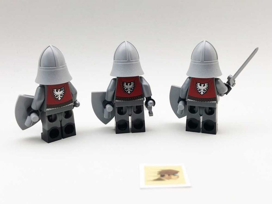 Lego® BAM 2022 Black Falcon Red Knight Minifigura Castelo Cavaleiro
