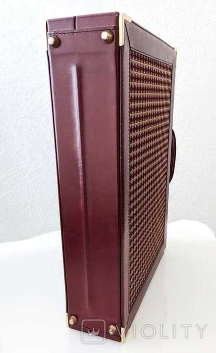 Рідкісний вінтажний  шкіряний портфель "Rochas", 70- 80-ті.