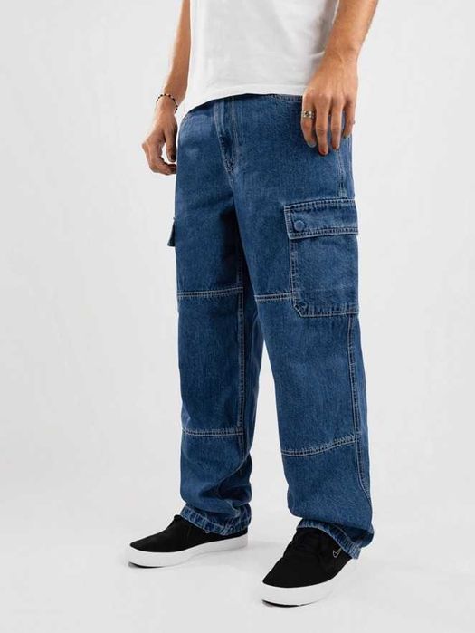 Empyre Calça jeans cargo Sk8 Denim Novo com etiqueta.