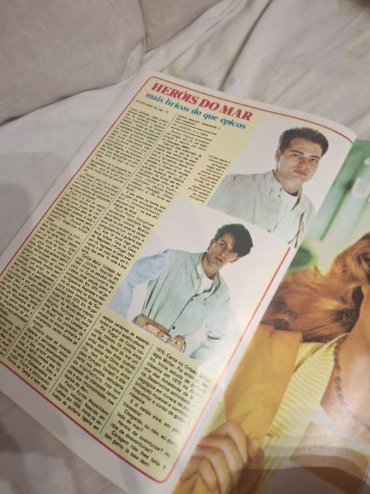 Revista nova gente 1983 Heróis do Mar com poster