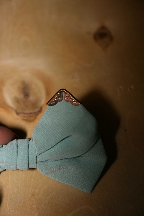 Laço para Cabelo Verde-Menta