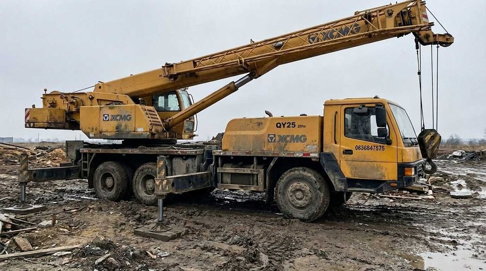 Послуги автокрана 25т Львів // XCMG QY25 //виїзд на об’єкт