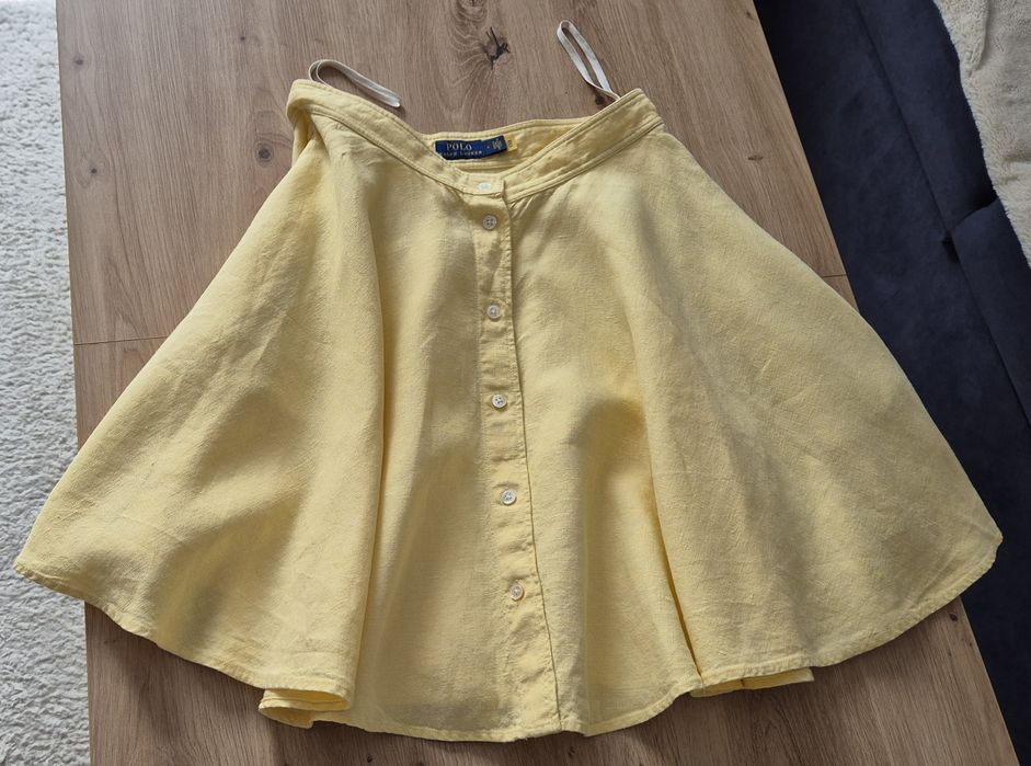 Spódnica z lnu Ralph Lauren S