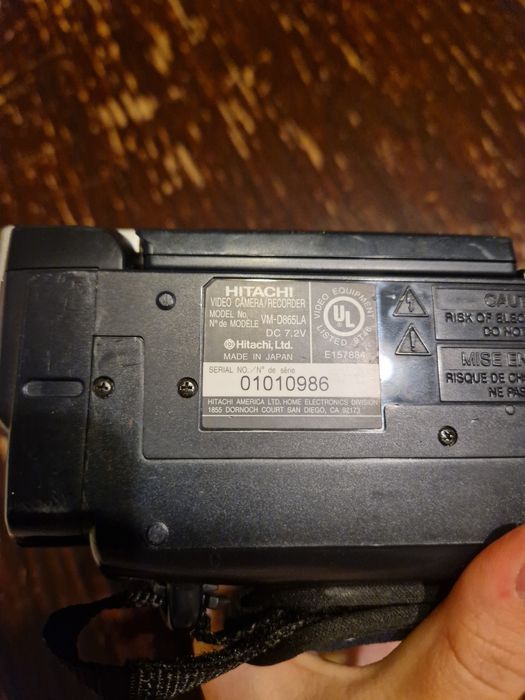 Vintage kamera Hitachi VM-D865LA