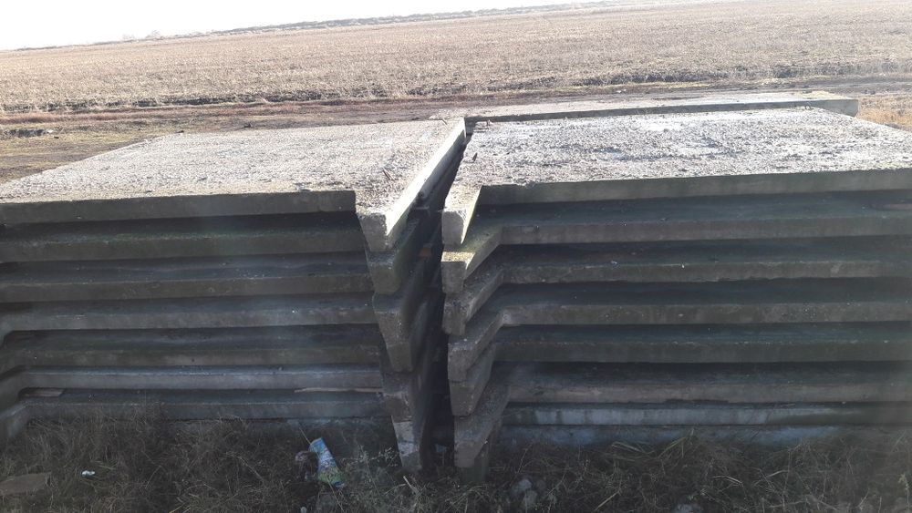 Заборные плиты, бетонный забор  б/у