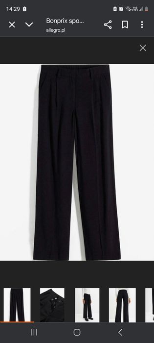 Spodnie szerokie bonprix 44