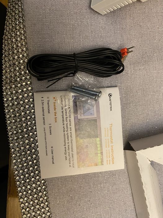 Ketotek Termostat Wifi Elektryczne Ogrzewanie podłogowe