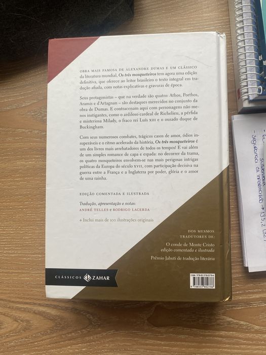 Os três mosqueteiros de Alexandre Dumas