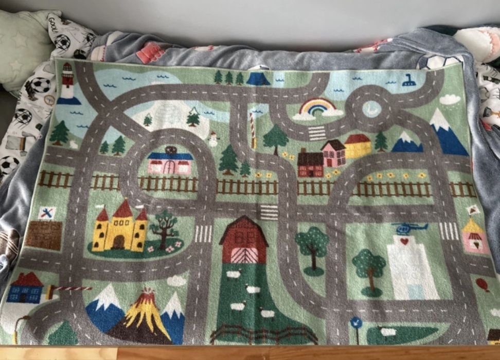 Dywan dla dziecka - Droga wymiary 100x133 cm Vallaby IKEA