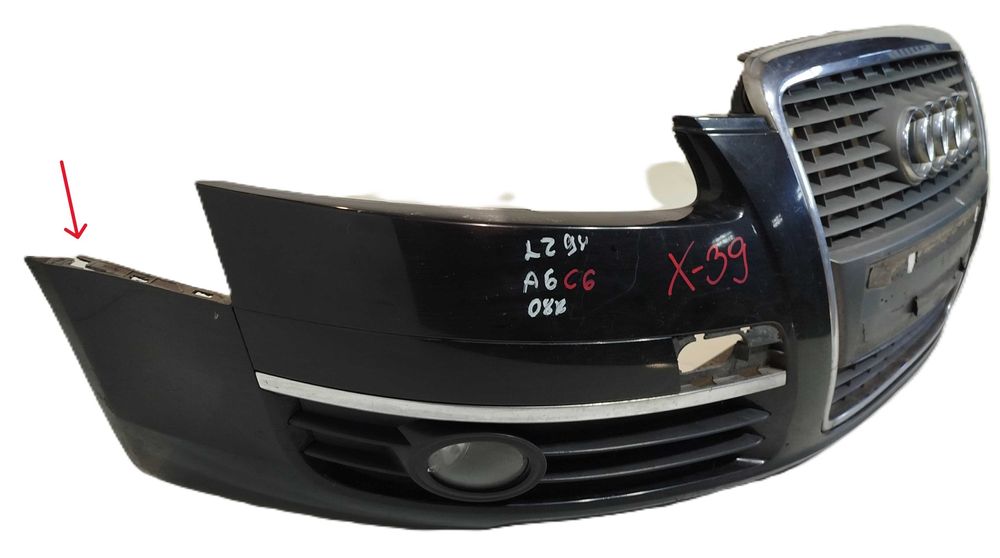 zderzak przedni przód grill AUDI A6 C6 04-11 LZ9Y