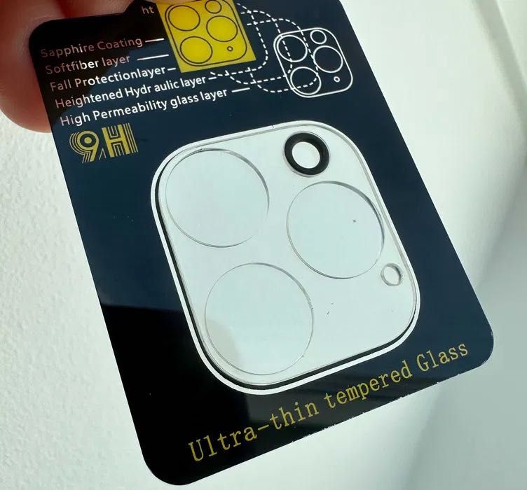 Szkło ceramiczne + szkło hartowane na aparat iPhone 12 PRO