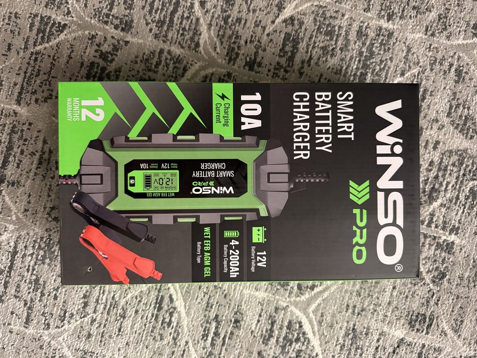 Продам Зарядное устройство АКБ WINSO PRO LCD 10A, 12V, 4-200Ah
