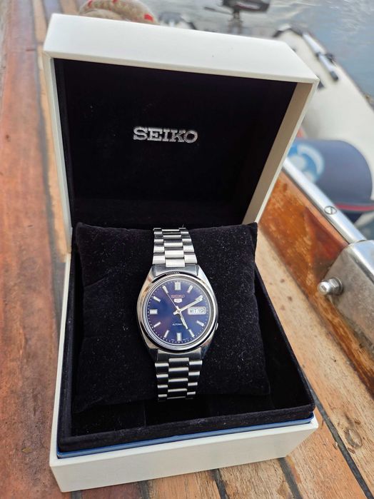 Seiko 5 Automatic SNXS77 – 21 Jewels, stan znakomity, oryginalne pudełko