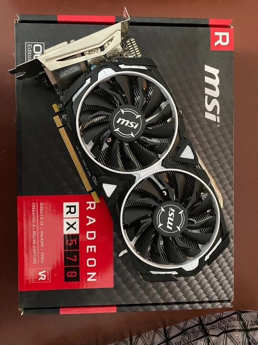 MSI Radeon ARMOR  RX 570 4GB GDDR5