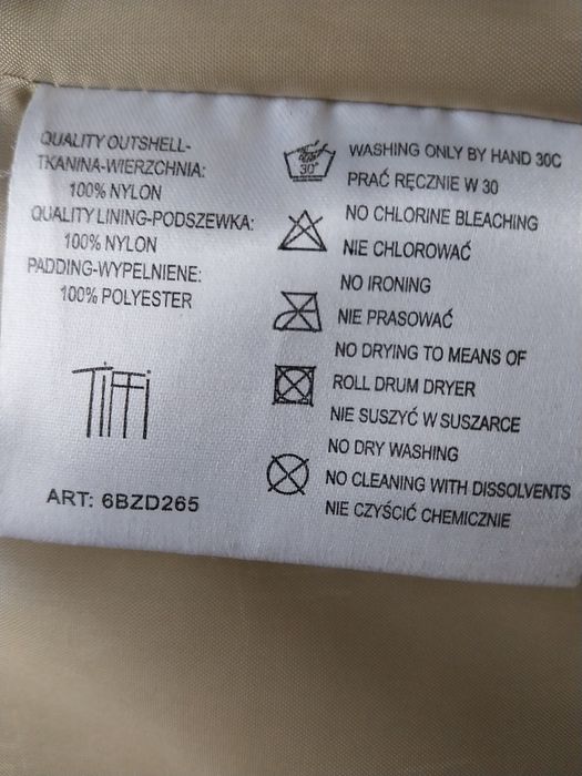 Ocieplany płaszcz Tiffi  rozm.S