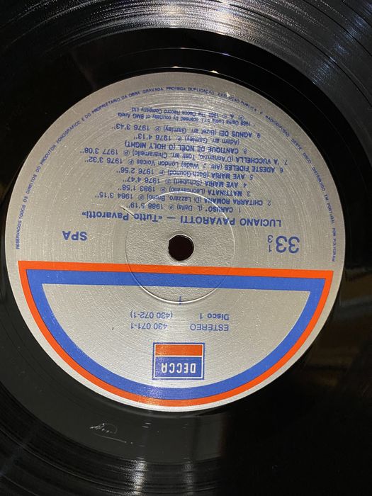 Vinil Duplo Tutto Pavarotti - 1988 - PT