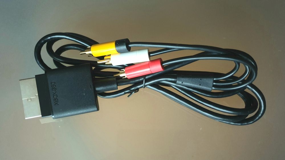 Xbox 360 NOWY kabel przewód video AV do TV