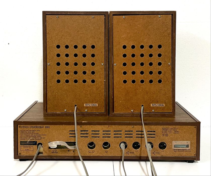 NORDMENDE 5005 Stereo Amplituner z Głośnikami, Lata Produkcji 1971-1974