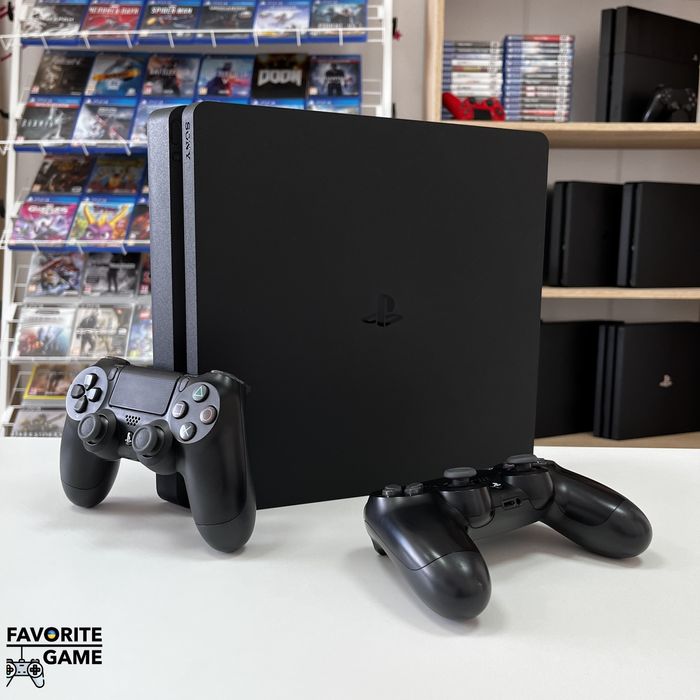 PS4 Slim 1TB + 20 ігор + 2 джоя + Гарантія /Доставка Київ/Плейстейшн 4