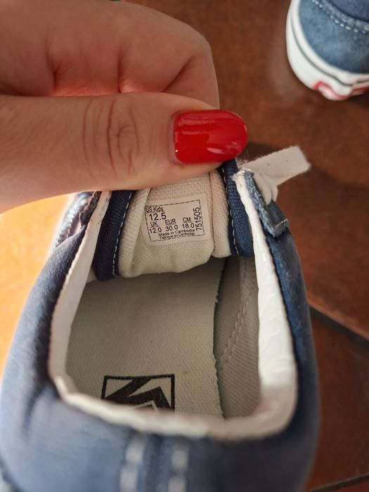 Sapatilhas vans azul