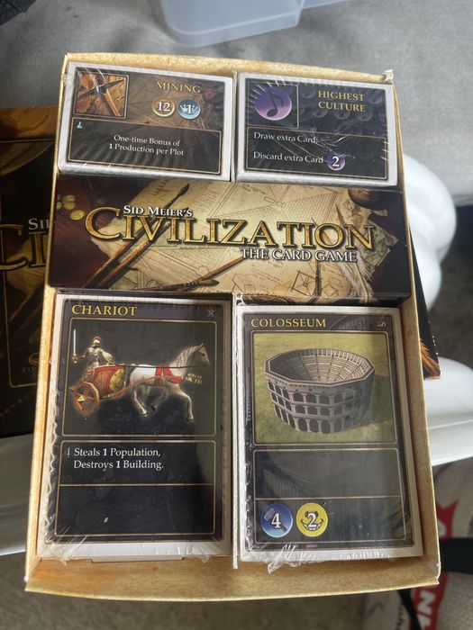 Jogo Civilization the card game