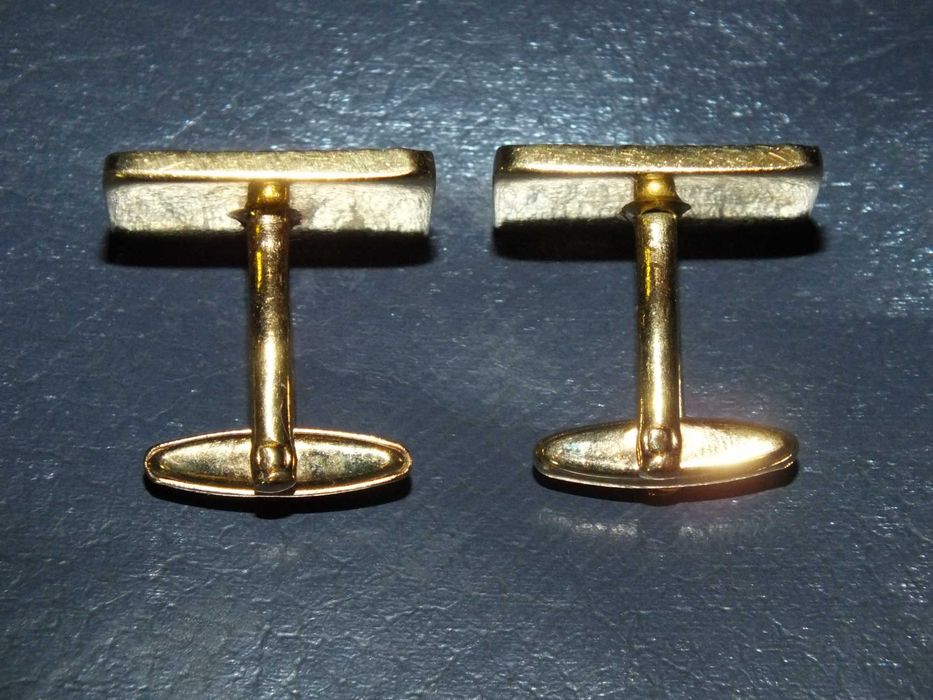 Spinki do mankietów koszuli PRL jak nowe VINTAGE